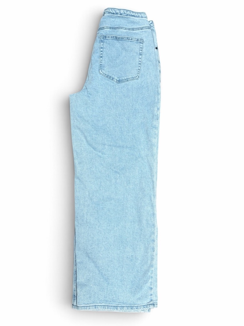 Flamingals Light Wash Wide Leg Jeans - Picture 2 of 4